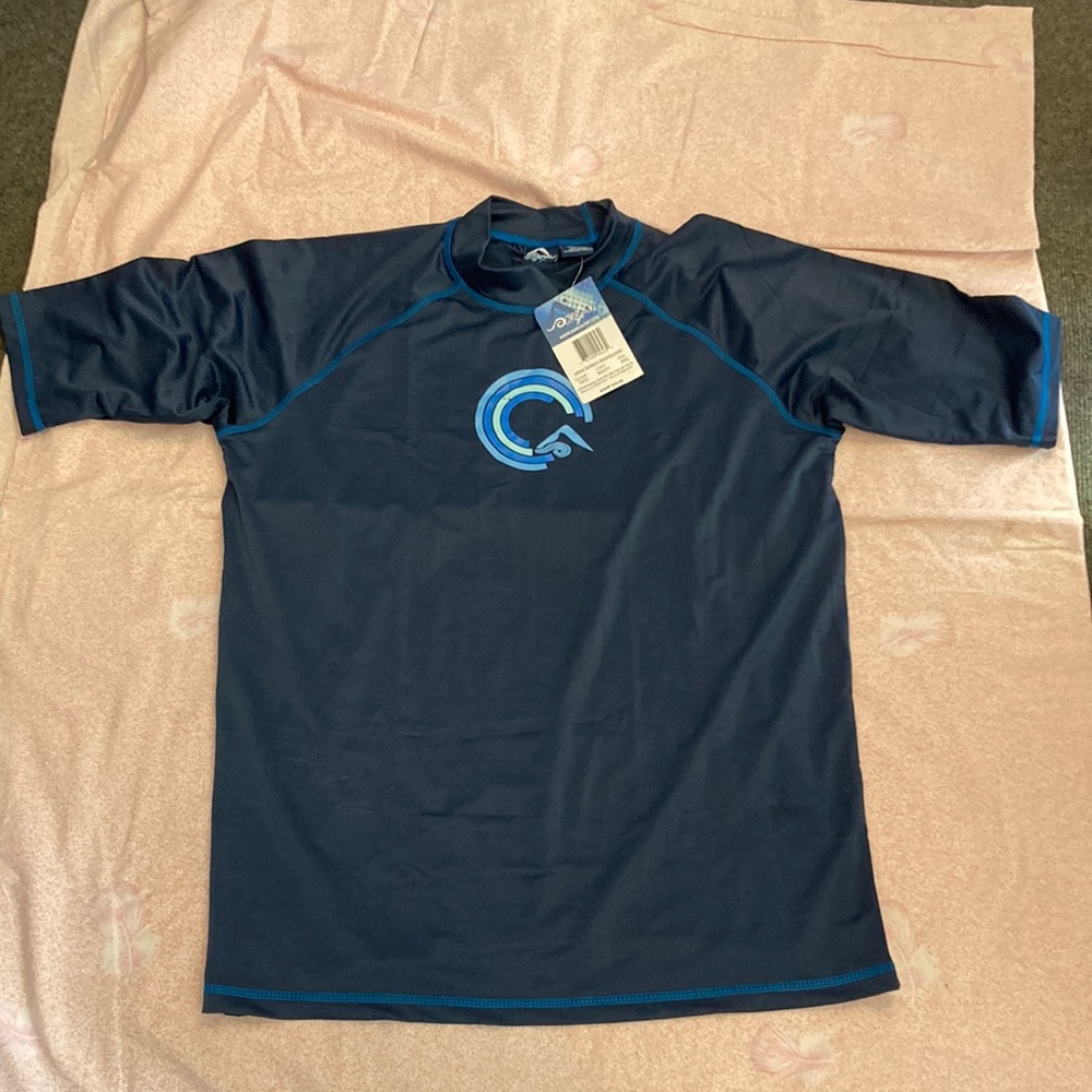 Kanu Surf Men's Banzai UPF 50+ Sun Protective Rashguard Swim Shirt XXL
